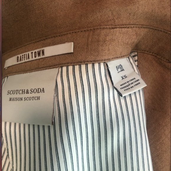 Maison Scotch Linen tie front Blazer - Picture 2 of 8